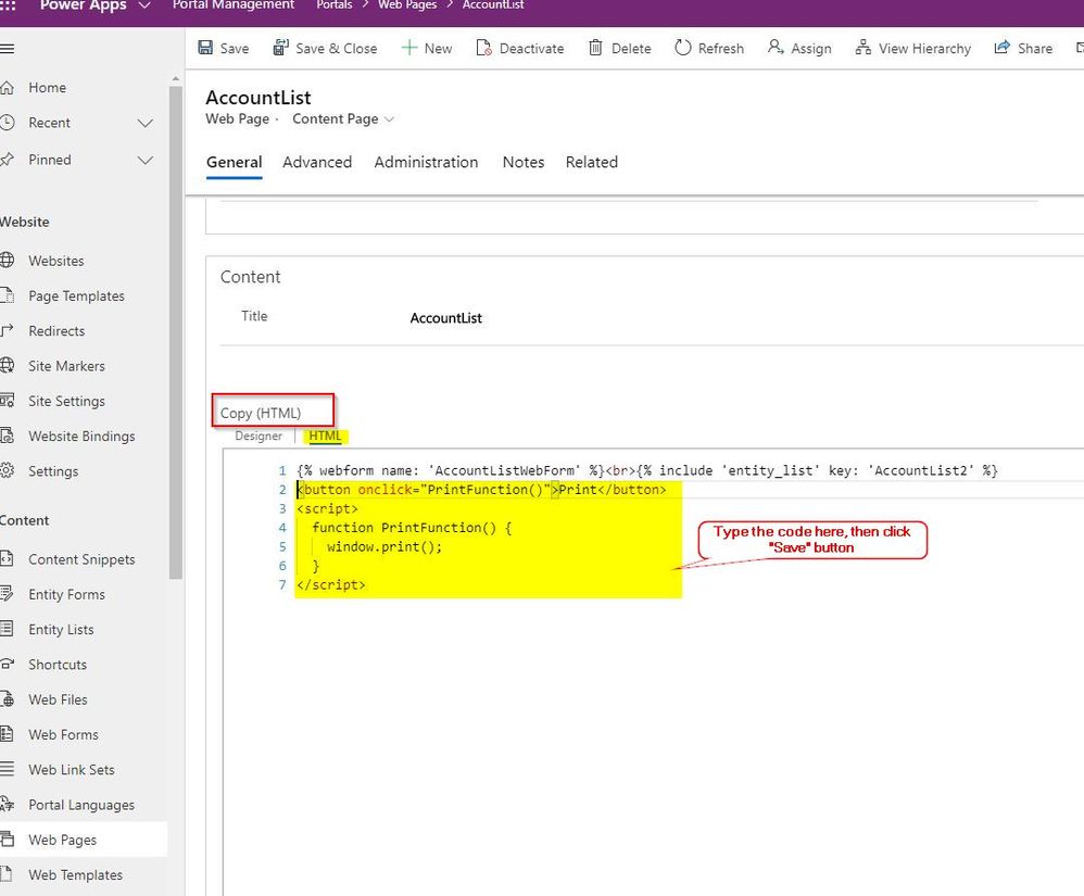 PowerApps Is it possible to print the enti... Power Platform Community