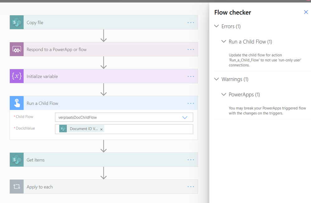 Solved: Update the child flow for action 'Run_a_Child_Flow... - Power  Platform Community