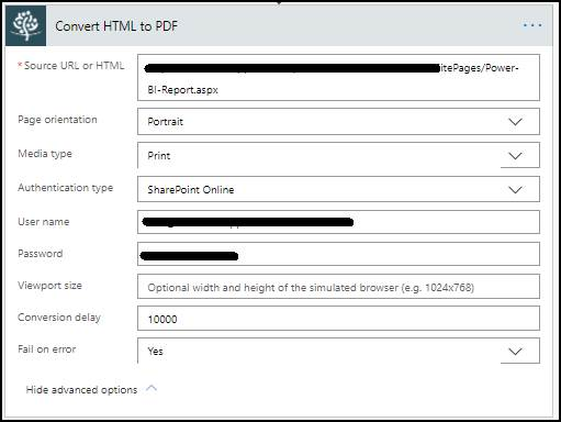 Flow to Save a Power BI report as a PDF and then a... - Power Platform  Community
