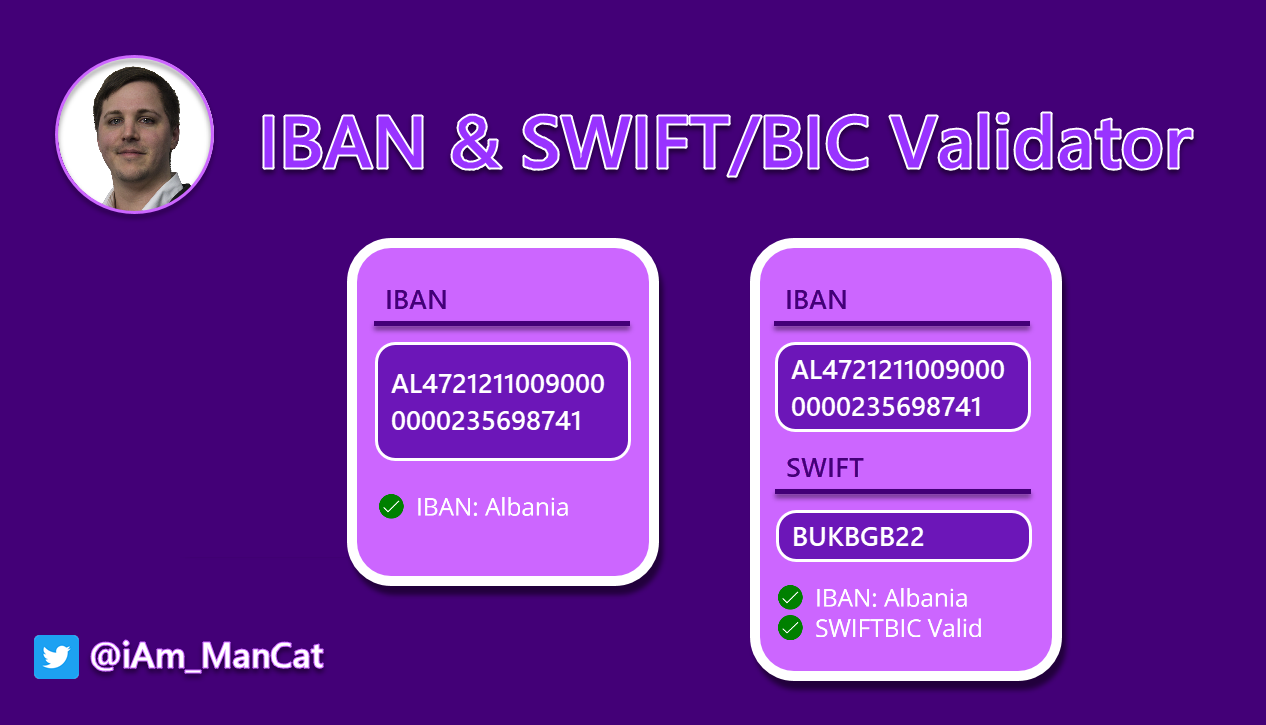 IBAN & SWIFT/BIC Validator - Power Platform Community