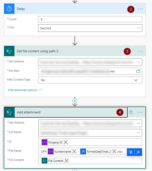 SharePoint get file content, SharePoint add attachment