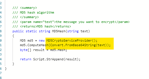 Solved: Calculate MD5 hash for a text field similar to SQL... - Power  Platform Community
