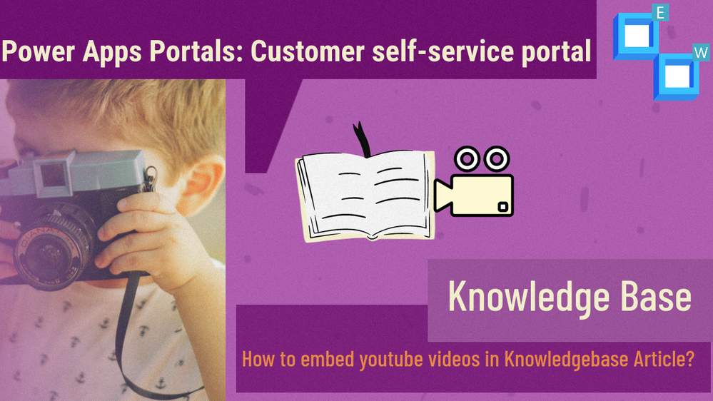 Power Apps Portal- How to embed youtube videos in Knowledge Base Article.png
