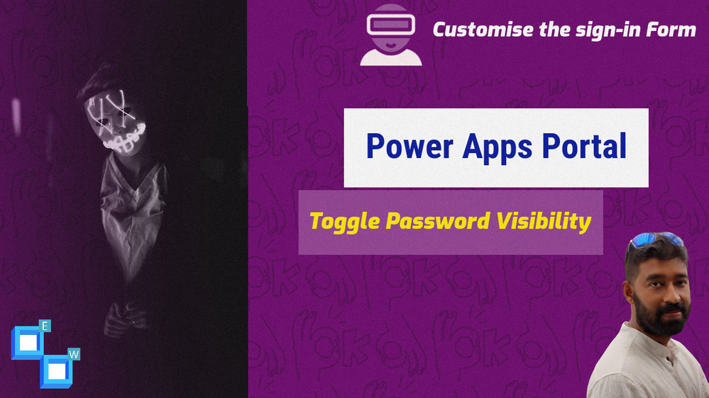Power Apps Portal sign-in page toggle password visiblity.png