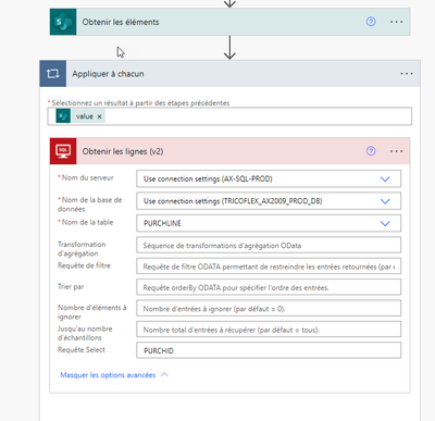 Import data from sql server to a sharepoint list - Power Platform Community