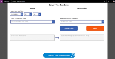 Convert Time Zone Demo app - Coming soon!