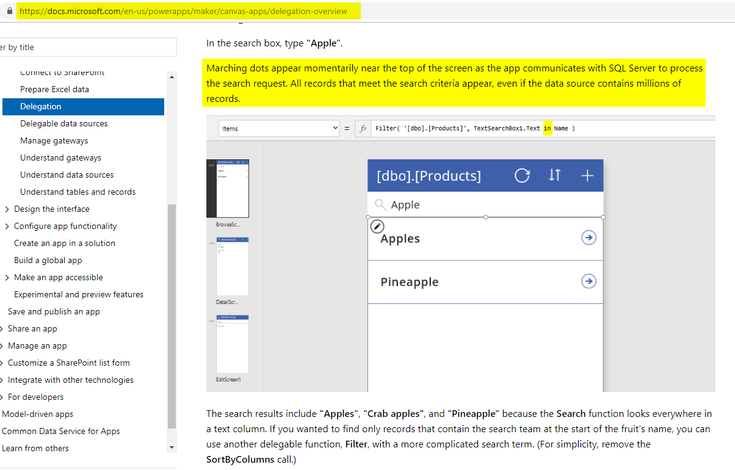 understand delegation in a canvas app - PowerApps _ Microsoft Docs.png