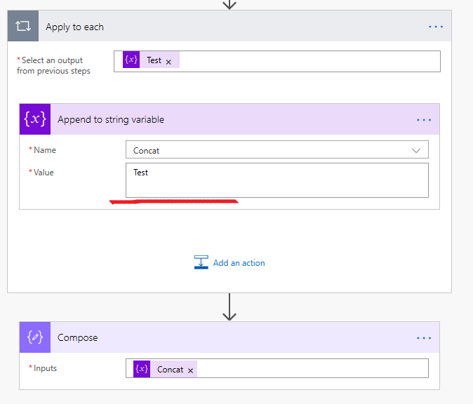 Solved: MS Flow expression - how to concatenate New Line i... - Power  Platform Community