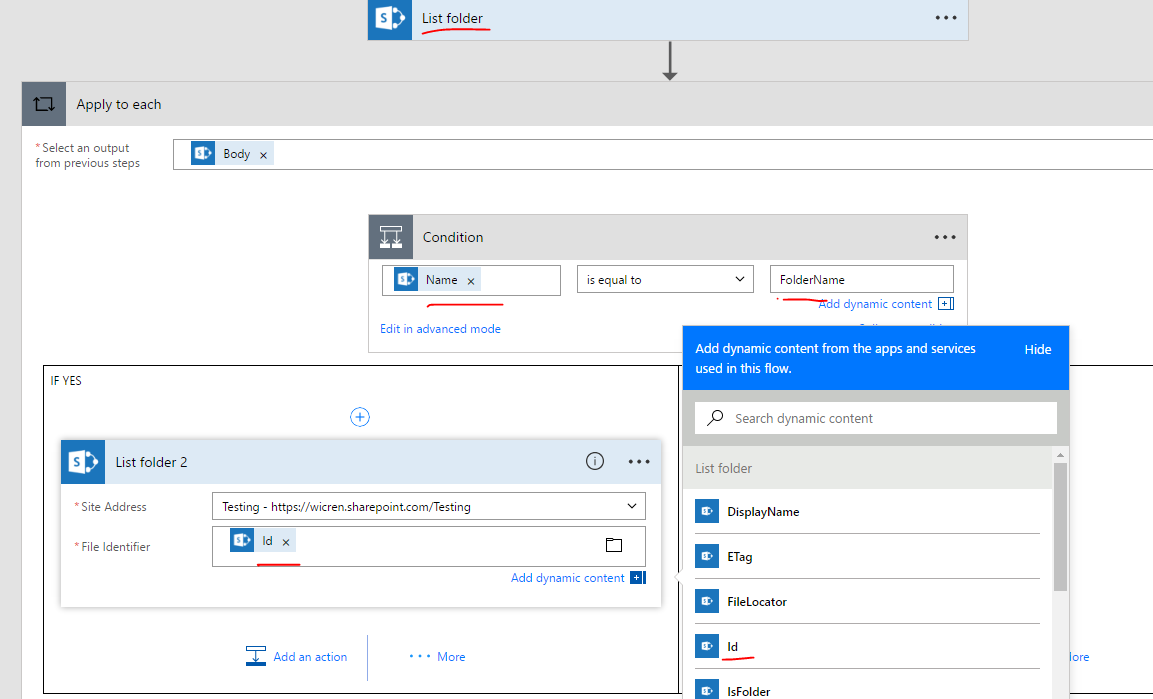 Solved: How to get folder ID in SharePoint - Power Platform Community