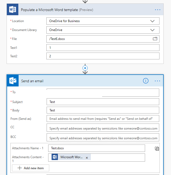 Word Email Template from powerusers.microsoft.com