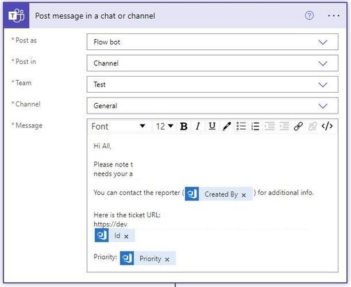 Solved: How to set Teams message to Important when creatin... - Power  Platform Community