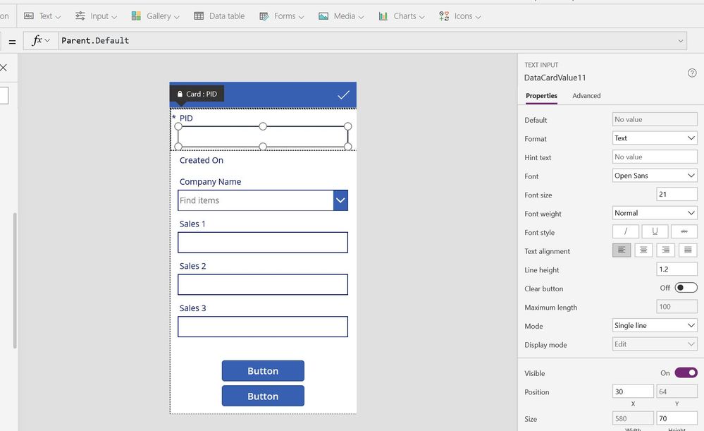 Powerapps Edit Form