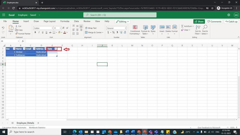 Add A row into an Excel Table Onedrive in Power Automate Figure 3.jpg